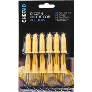Chef Aid Corn Cob Forks 12pc Carded
